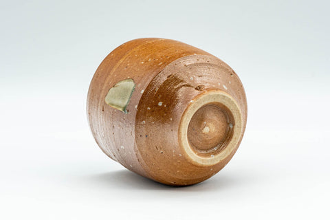 Japanese Teacup - Green Glazed Bizen-yaki Yunomi - 140ml