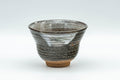 Tezumi — Japanese Teacup - Grey Soaring Bird Yunomi - 80ml — front view from another angle