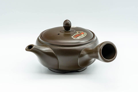 Tezumi — Japanese Kyusu - Takeharu Kiln 竹春窯 Camellia Teapot - 275ml — side view showing the spout