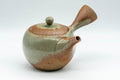 Japanese Kyusu - Green Ash Glazed Stoneware Teapot - 300ml - Tezumi