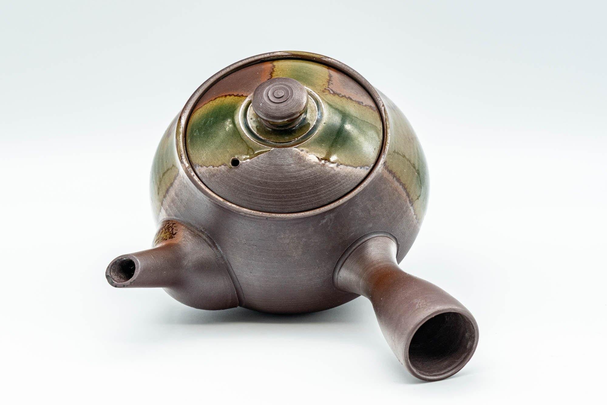 Japanese Kyusu - Ash Glazed Banko-Yaki Teapot - 275ml - Tezumi