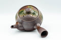 Japanese Kyusu - Ash Glazed Banko-Yaki Teapot - 275ml - Tezumi