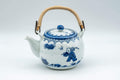 Japanese Dobin - White Porcelain Arita-yaki Debeso Teapot - 250ml - Tezumi