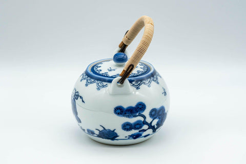 Japanese Dobin - White Porcelain Arita-yaki Debeso Teapot - 250ml - Tezumi