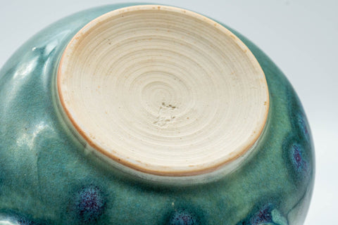 Japanese Kyusu - Teal Green Drip-Glazed Debeso Teapot - 300ml