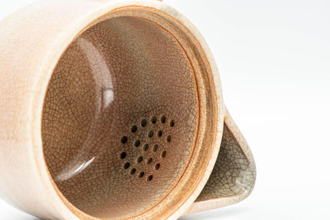 Japanese Kyusu - 椿秀窯 Tsubakihide Kiln Hagi-yaki Do-ake Teapot - 290ml - Tezumi