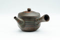 Tezumi — Japanese Kyusu - 山善 Yamazen Green Nerikomi Teapot - 250ml — three-quarter view