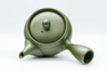 Tezumi — Japanese Kyusu - Green Ryokudei Tokoname-yaki Teapot - 325ml — interior view showing the filter