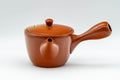 Japanese Tea Set - Plum Blossoms Tokoname-yaki Kyusu Teapot and Katakuchi Water Cooler - Tezumi