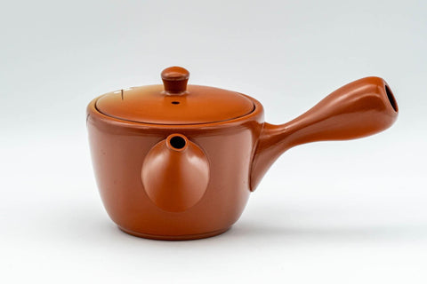 Japanese Tea Set - Plum Blossoms Tokoname-yaki Kyusu Teapot and Katakuchi Water Cooler - Tezumi