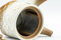 Japanese Kyusu - Brown and White Basket-patterned Teapot  - 190ml - Tezumi