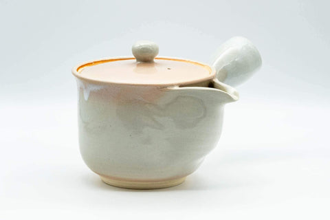 Japanese Kyusu - 椿窯 天鵬山 Tsubaki Kiln Hagi-yaki Teapot - 400ml - Tezumi