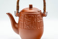 Japanese Dobin - Engraved Egyptian Decorations Tokoname-yaki Teapot - 220ml - Tezumi