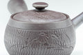 Japanese Kyusu - Engraved Banko-yaki Obi-ami 360 Strainer Teapot - 250ml - Tezumi