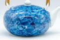 Japanese Dobin - Blue Floral Porcelain Arita-yaki Teapot - 500ml - Tezumi