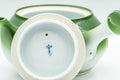 Tezumi — Japanese Kyusu - Green Momiji Porcelain Debeso Teapot - 300ml — additional view