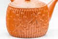 Tezumi — Japanese Kyusu - Large Bamboo Tokoname-yaki Debeso Teapot - 500ml — closeup of the base