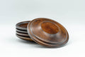 Japanese Chataku - Set of 5 Wooden Tea Saucers - Tezumi