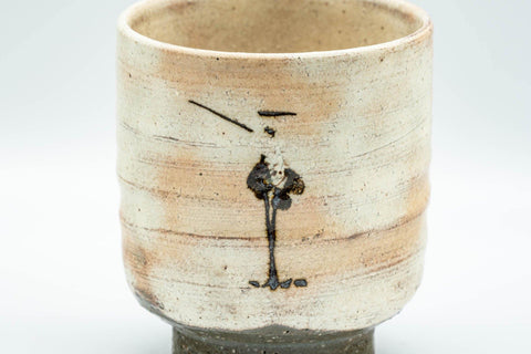 Japanese Teacups - Pair of Gohonte Glazed Meoto Yunomi - Tezumi