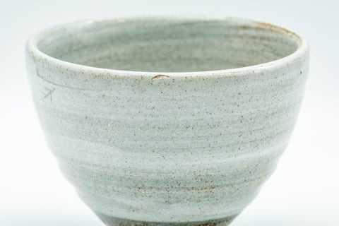 Japanese Teacup - Spiral Glaze Grey and White Yunomi - 180ml - Tezumi