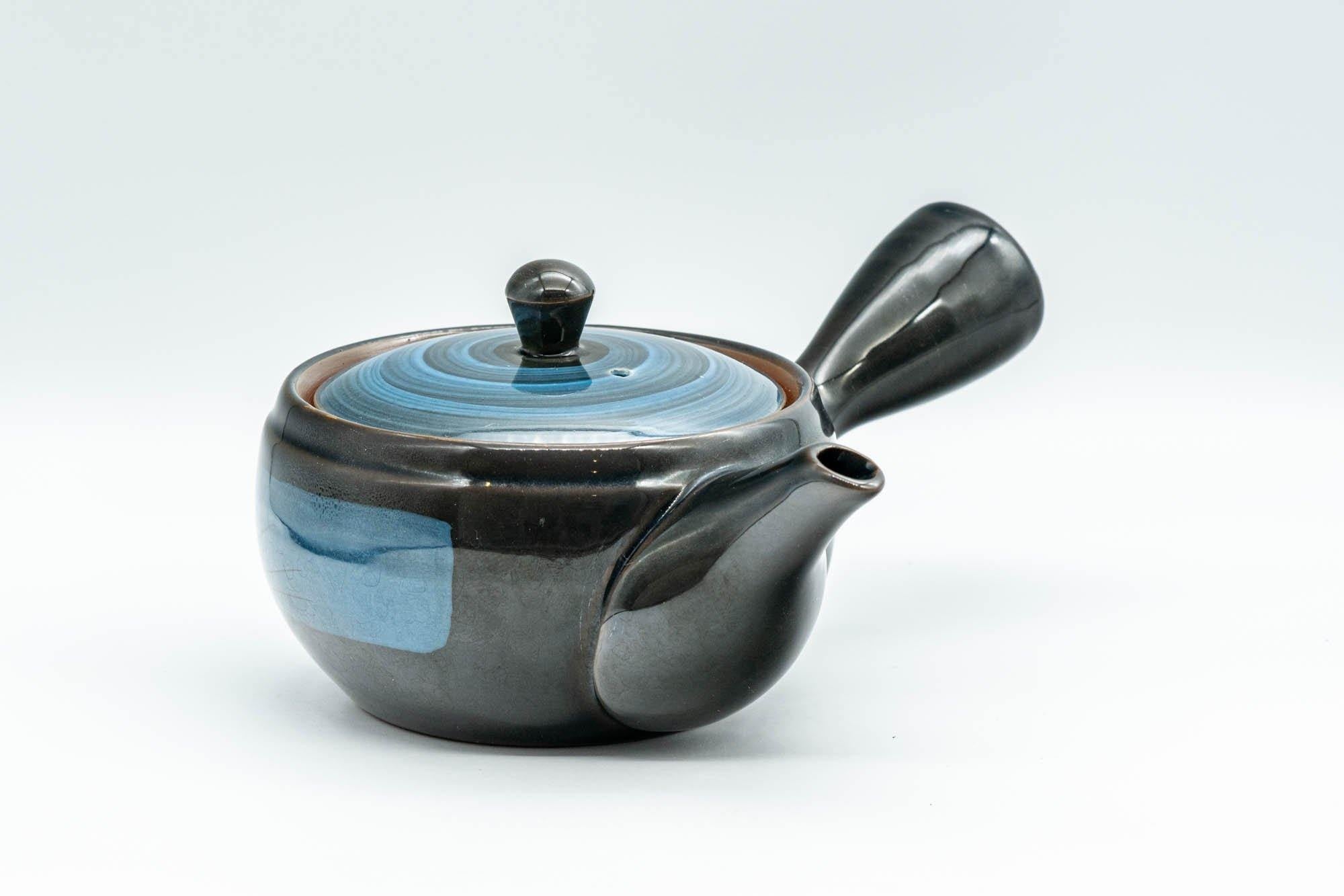 Japanese Kyusu - Blue Hakeme Mesh Teapot - 275ml - Tezumi