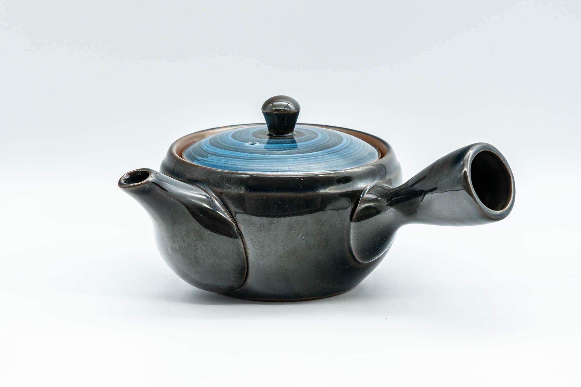 Japanese Kyusu - Blue Hakeme Mesh Teapot - 275ml - Tezumi