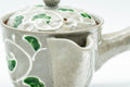 Tezumi — Japanese Kyusu - Green Vines Do-ake Teapot - 280ml — closeup of the decoration