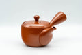 Tezumi — Japanese Kyusu - Classic Tokoname-yaki Ceramic Teapot - 320ml — three-quarter view