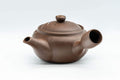 Japanese Kyusu - Floral Pattern Clay Teapot with Fine Mesh Strainer - 400ml - Tezumi