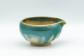 Japanese Katakuchi - Turquoise Agano-yaki Water Cooler - 125ml - Tezumi