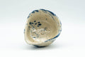 Tezumi — Japanese Katakuchi - Indigo White Water Cooler - 60ml — tipped to show the interior