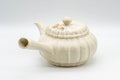 Tezumi — Japanese Kyusu - Floral Pumpkin-shaped Debeso Teapot - 300ml — top-down view of the lid