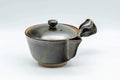 Japanese Kyusu - Black Green Glazed Houhin-style Do-ake Teapot - 200ml - Tezumi