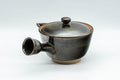 Japanese Kyusu - Black Green Glazed Houhin-style Do-ake Teapot - 200ml - Tezumi