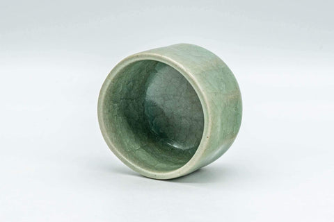 Japanese Teacup - Wabi-sabi Celadon Glaze Yunomi  - 60ml - Tezumi