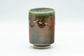 Japanese Teacup - Blue-Green Drip-Glazed Tsutsu-gata Yunomi - 150ml - Tezumi