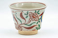 Japanese Teacup - Floral Gold Painted Yunomi - 130ml - Tezumi
