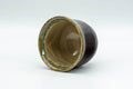 Japanese Teacup - Brown, Beige, and Blue Drip-Glazed Yunomi - 90ml - Tezumi