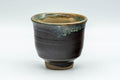 Japanese Teacup - Brown, Beige, and Blue Drip-Glazed Yunomi - 90ml - Tezumi