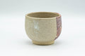 Japanese Teacup - Beige and Magenta Speckled Yunomi - 150ml - Tezumi