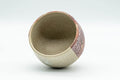 Japanese Teacup - Beige and Magenta Speckled Yunomi - 150ml - Tezumi