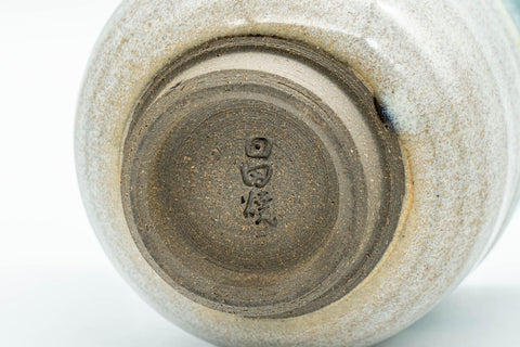 Japanese Teacup - Green Drip-Glazed Agano-yaki Yunomi - 100ml - Tezumi