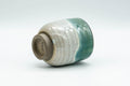 Japanese Teacup - Green Drip-Glazed Agano-yaki Yunomi - 100ml - Tezumi