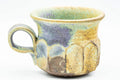 Tezumi — Japanese Teacup - Pastel Ushirode Rear-handled Yunomi - 150ml — tipped to show the interior