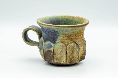 Tezumi — Japanese Teacup - Pastel Ushirode Rear-handled Yunomi - 150ml — front view