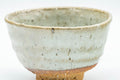 Tezumi — Japanese Teacup - Grey Stoneware Wabi-Sabi Yunomi - 150ml — tipped to show the interior