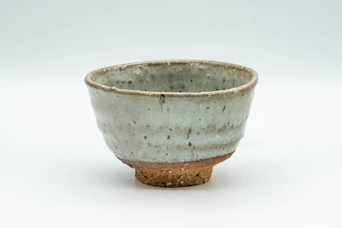 Tezumi — Japanese Teacup - Grey Stoneware Wabi-Sabi Yunomi - 150ml — front view from another angle
