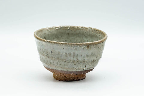 Tezumi — Japanese Teacup - Grey Stoneware Wabi-Sabi Yunomi - 150ml — front view