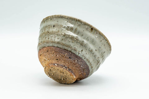 Tezumi — Japanese Teacup - Grey Stoneware Wabi-Sabi Yunomi - 150ml — top-down view of the interior