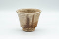 Tezumi — Japanese Teacup - Beige-Glazed Hagi-yaki Yunomi - 90ml — front view